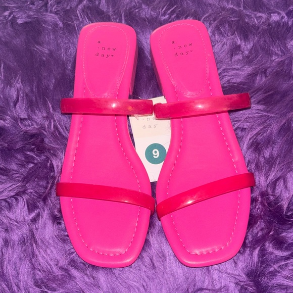 a new day Shoes - A New Day Women's Bright Pink Sandals